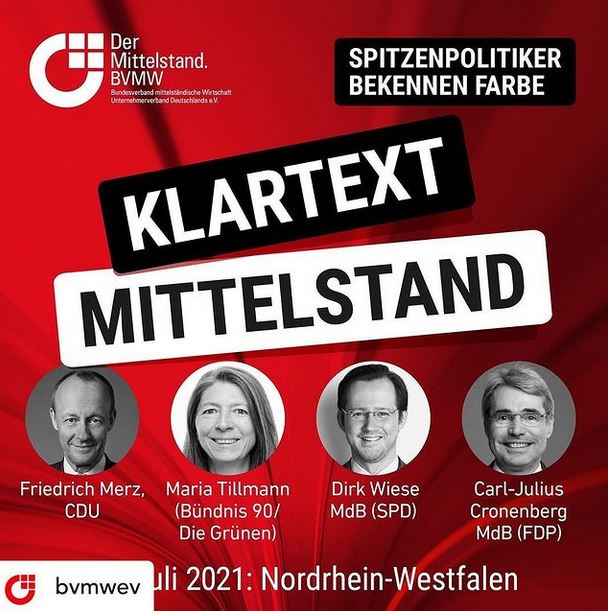 Klartext Mittelstand – Spitzenpolitiker bekennen Farbe